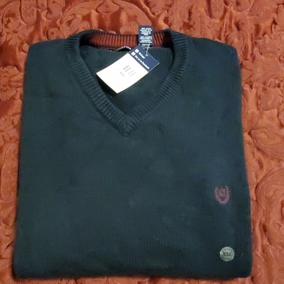 Chaps XXL‎ VNeck Navy Sweater - Picture 4 of 4